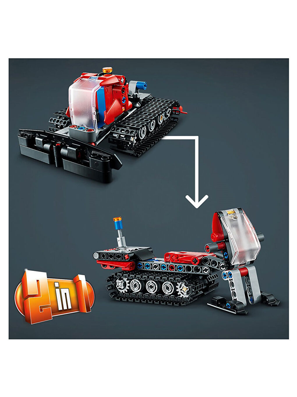 Lego Renksiz Technic Kar Ezme Aracı 42148 - 4