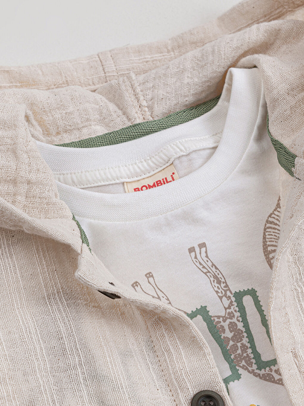 Kahverengi Erkek Çocuk 3'lü Takım 1-3 Yaş Kahve-3