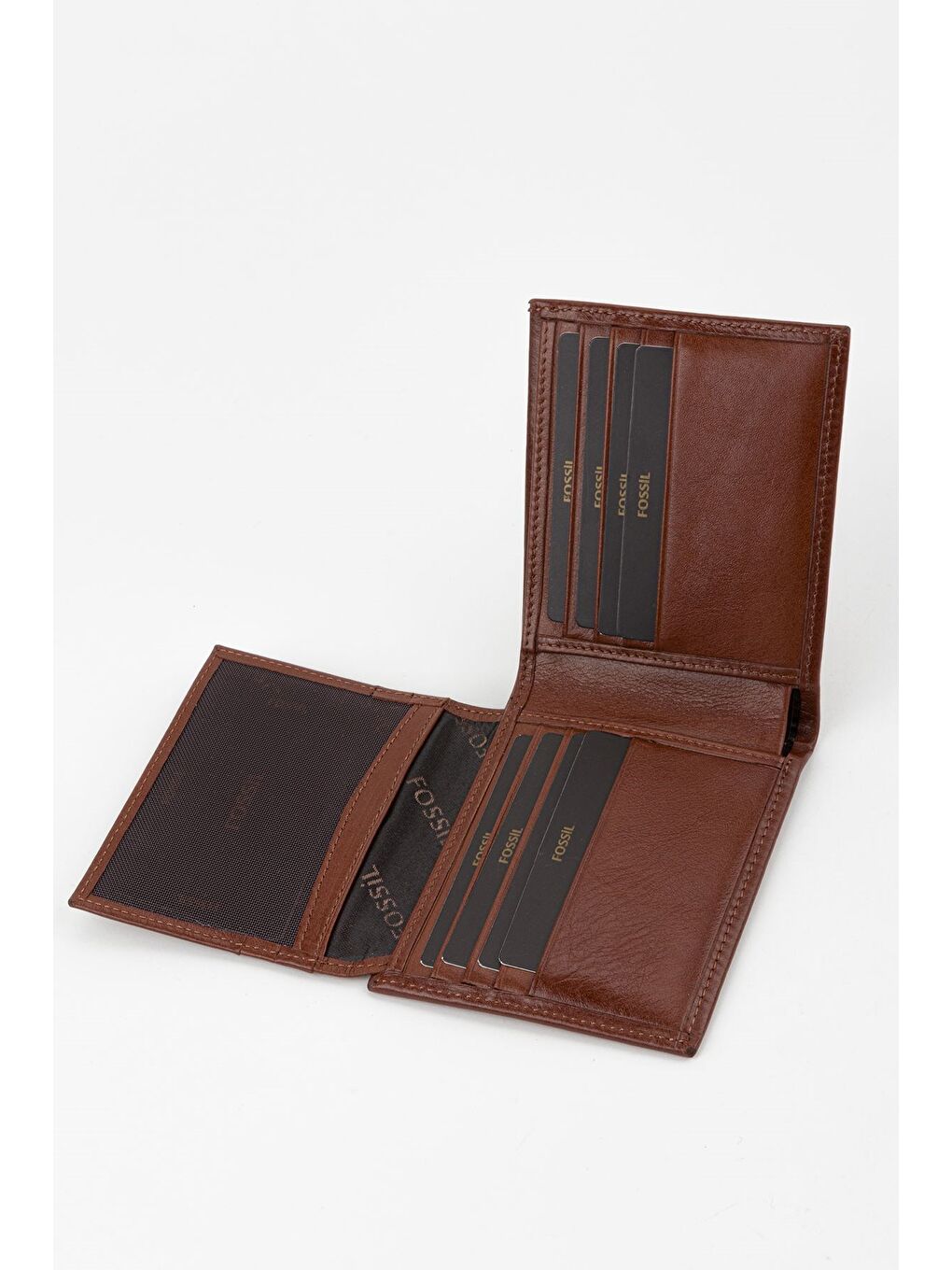 Kahverengi Kutulu Hakiki Deri Taba Yatay Erkek El Portföyü Cüzdan-2