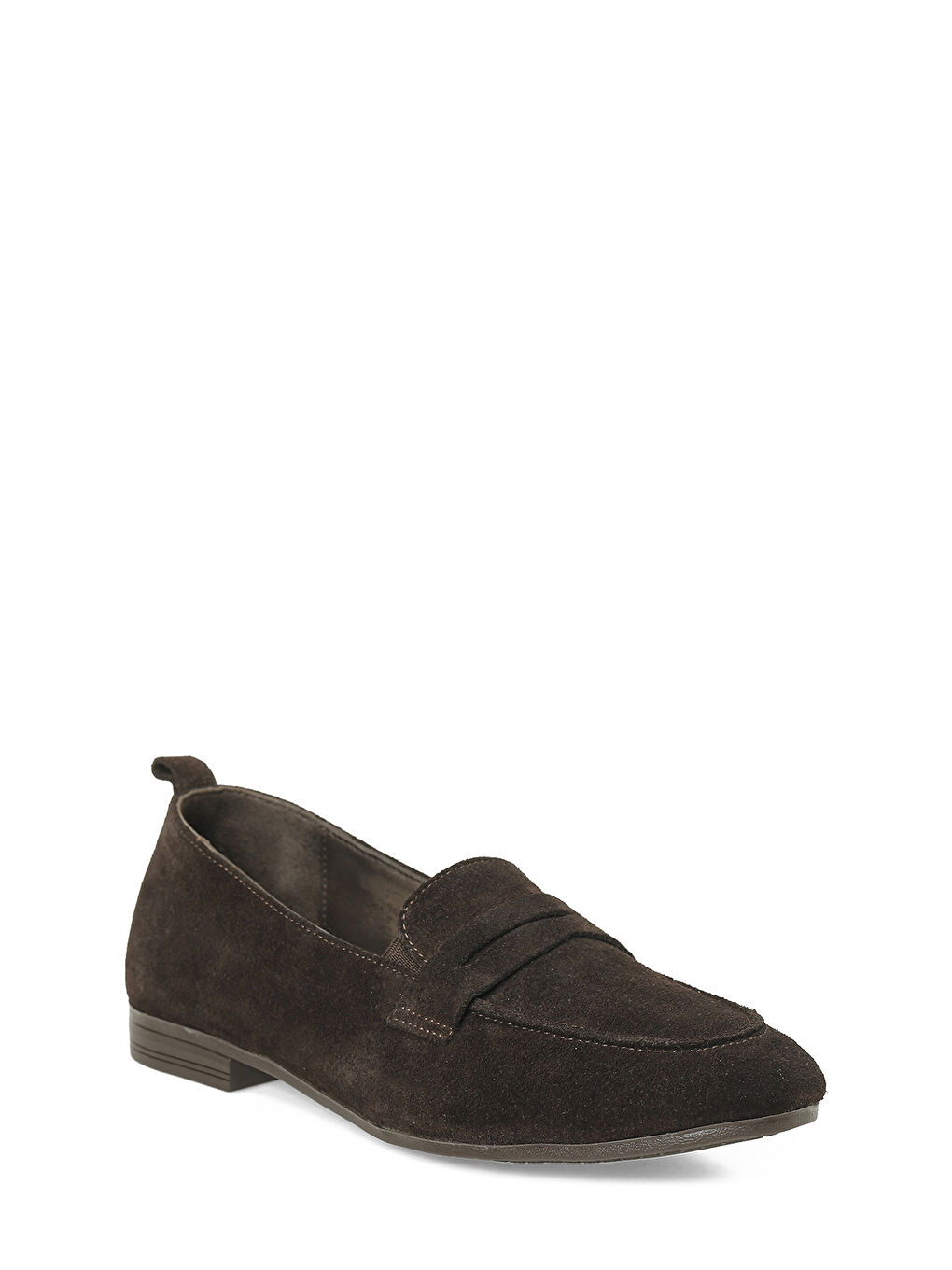 327008S.Z 6FX Kahverengi Kadın Loafer-1