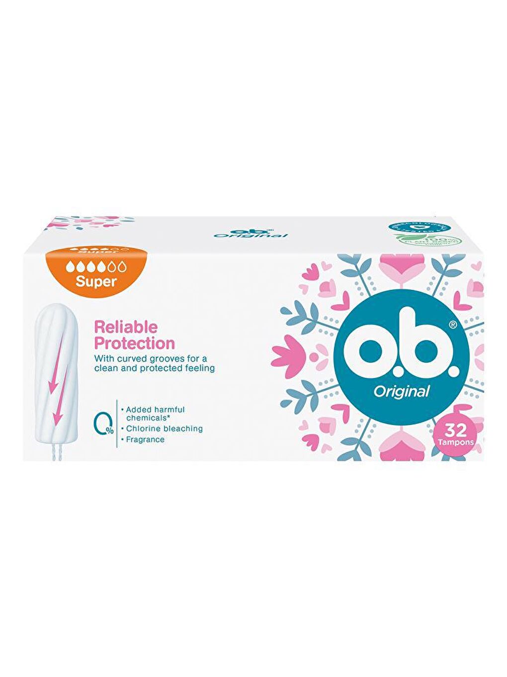 O.B Renksiz Original Super Tampon 32'li Paket - 1