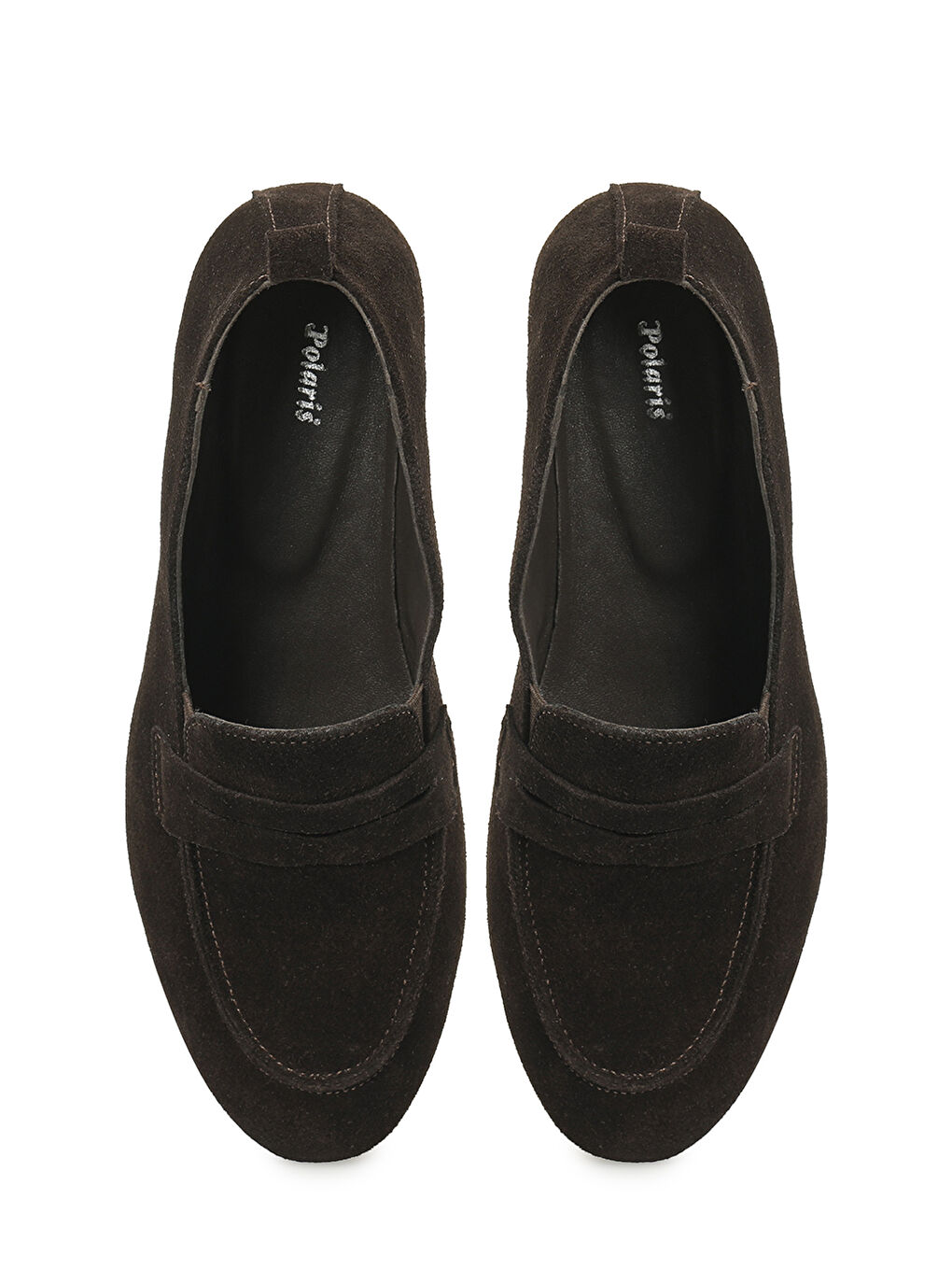 327008S.Z 6FX Kahverengi Kadın Loafer-3