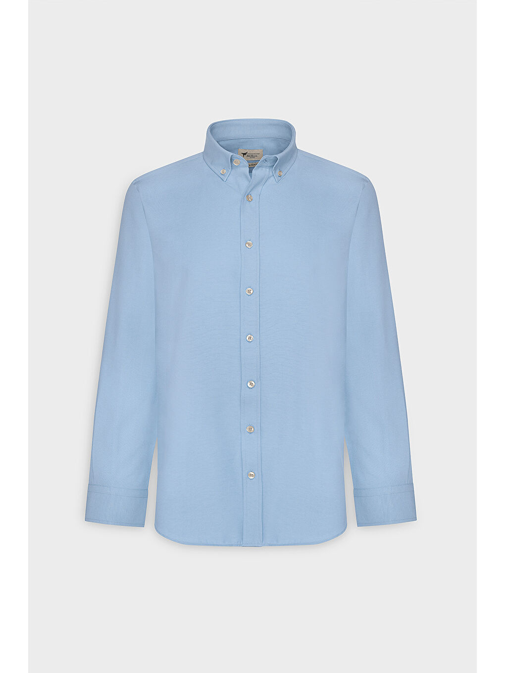 Erkek Mavi 2'li Pamuklu Kolay Ütülenebilir Slim Fit Dar Kesim Oxford Gömlek Paketi-7