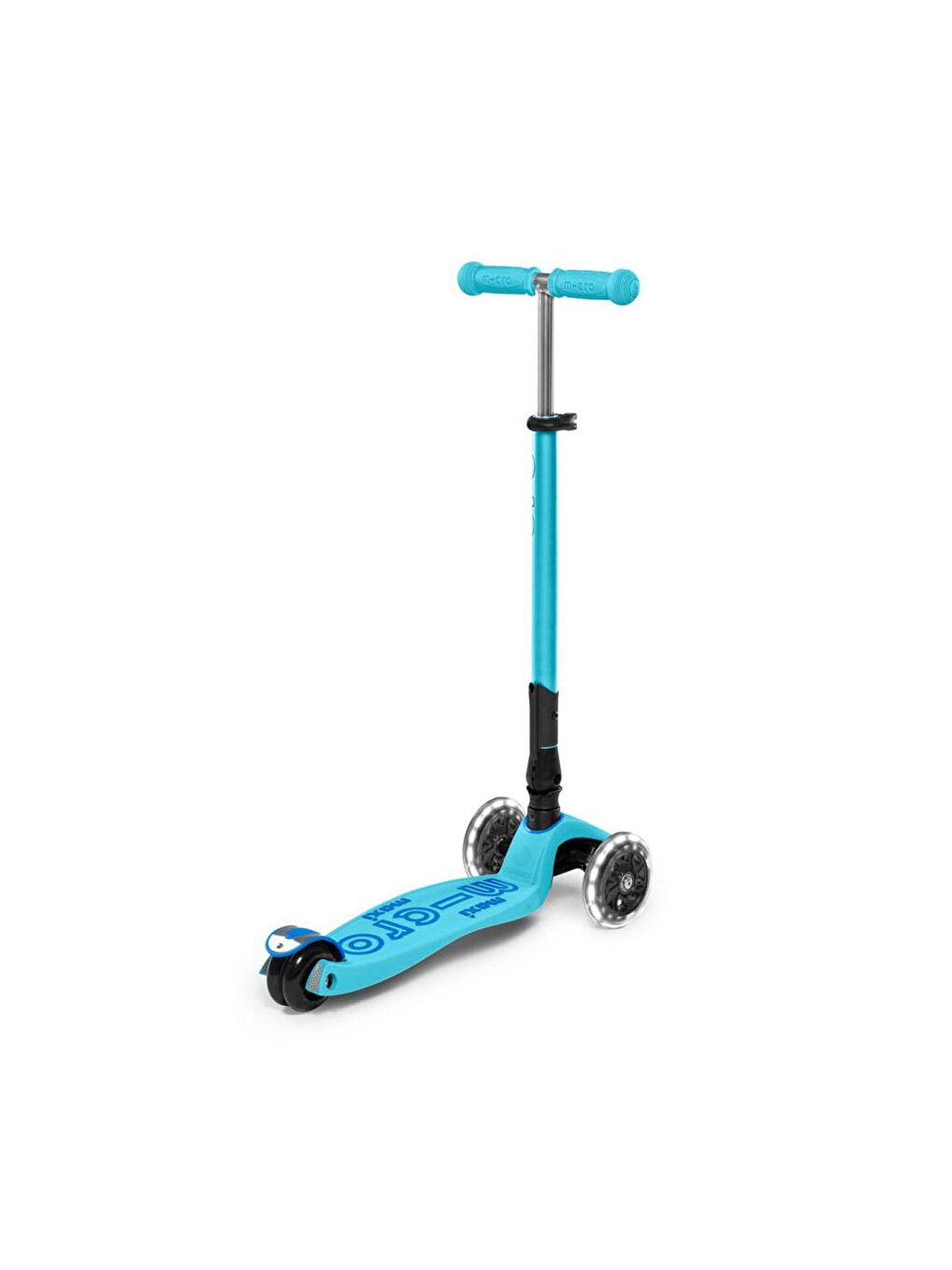 Micro Mavi Maxi Scooter Deluxe Foldable LED Bright Blue - 2