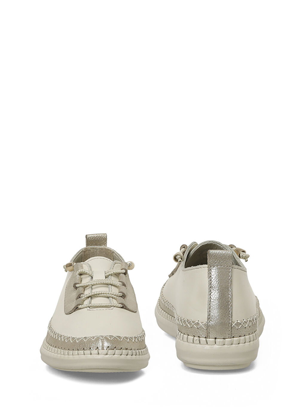 105733.Z6FX Bej Kadın Düz Ayakkabı-4