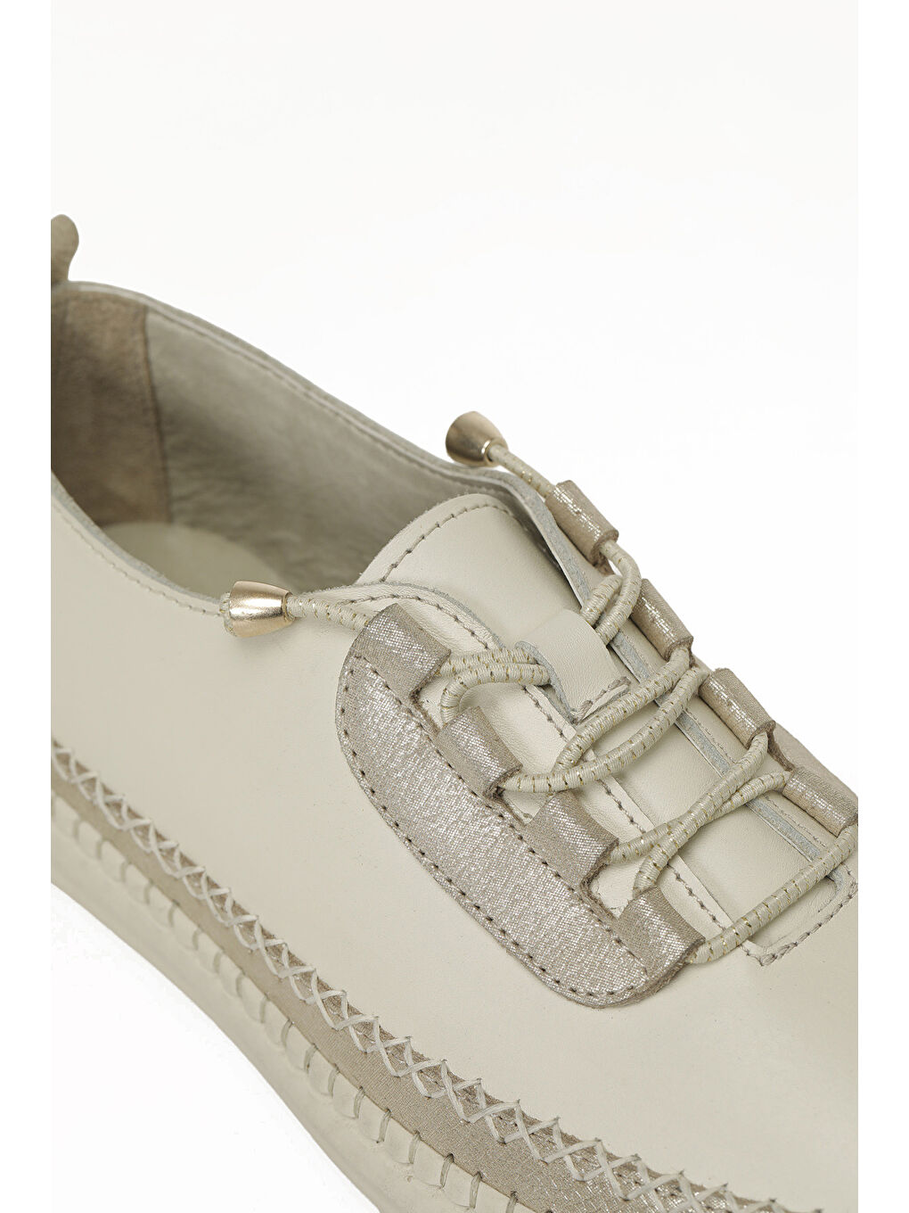 105733.Z6FX Bej Kadın Düz Ayakkabı-6