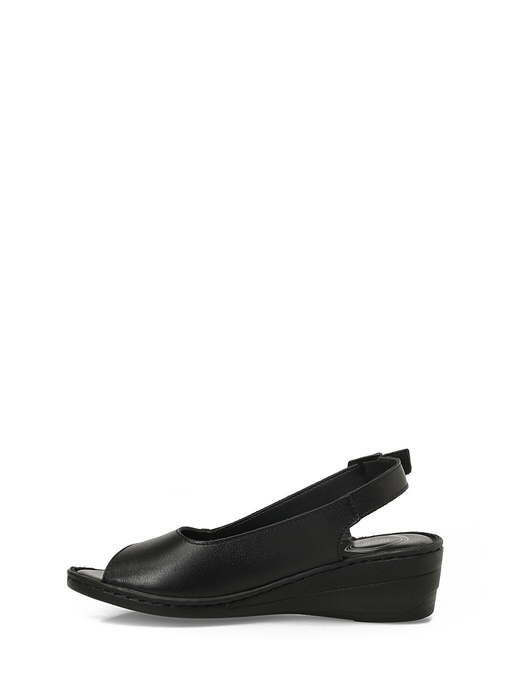 105809.Z6FX Siyah Kadın Comfort Sandalet-2