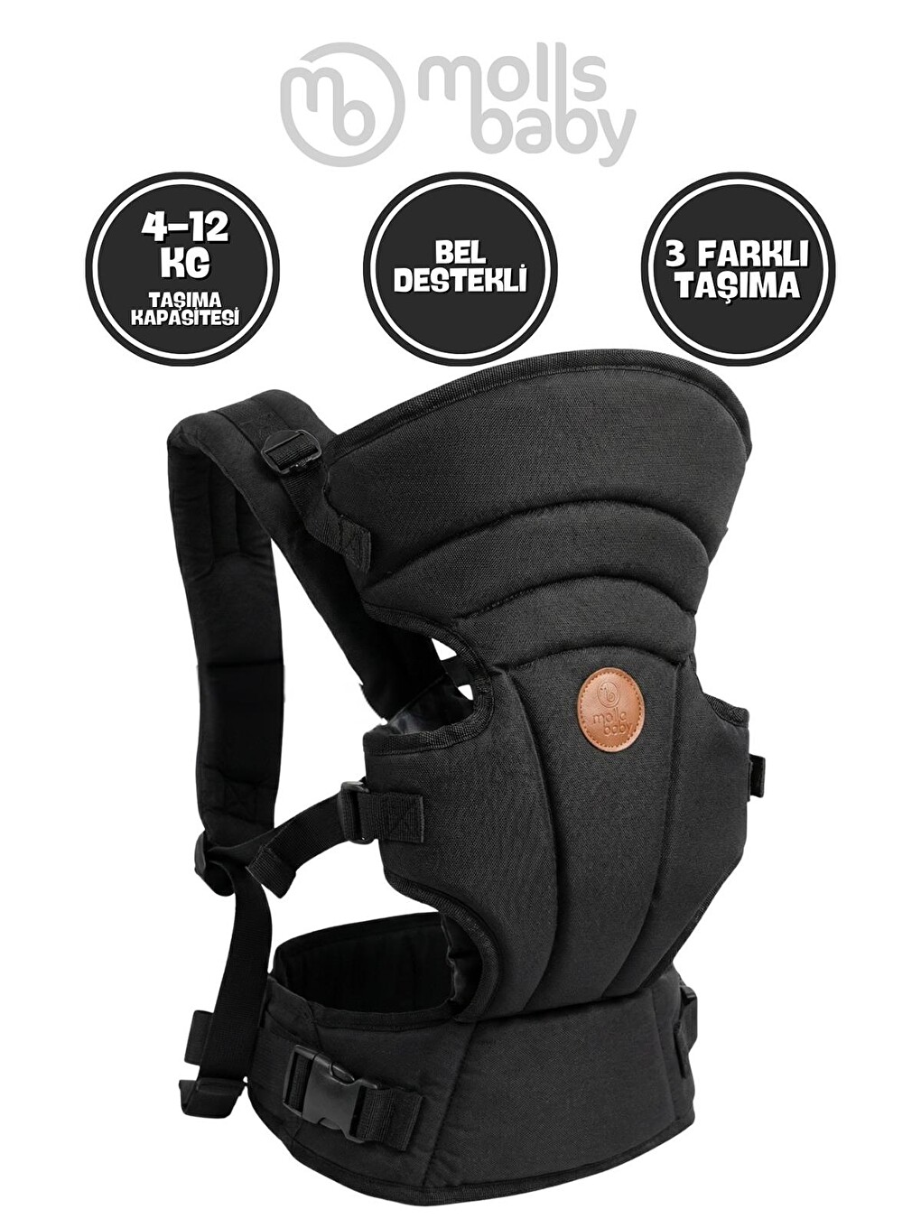 Babymol Premium Kanguru - Siyah-1