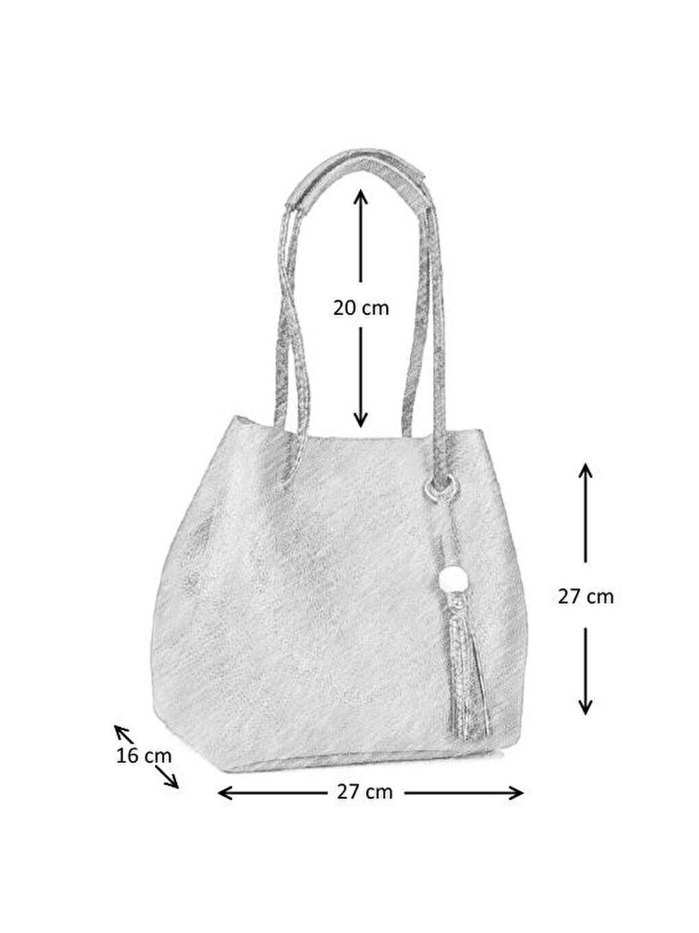 Siyah Merida Kadın Omuz Çantası-1