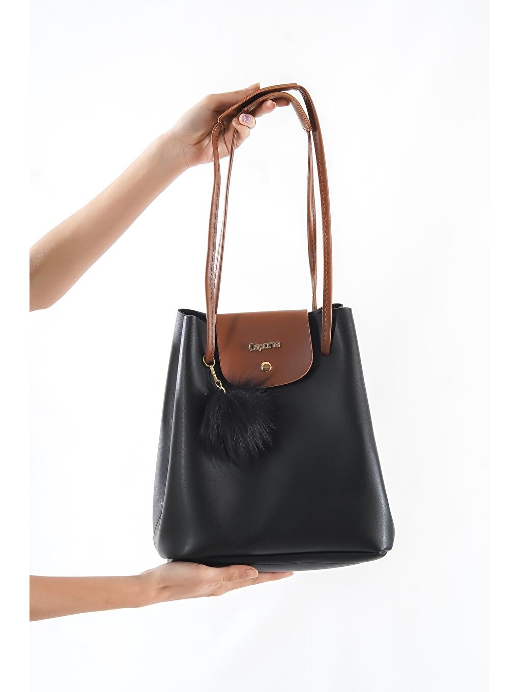 Siyah Padova Leather Kadın Omuz Çantası