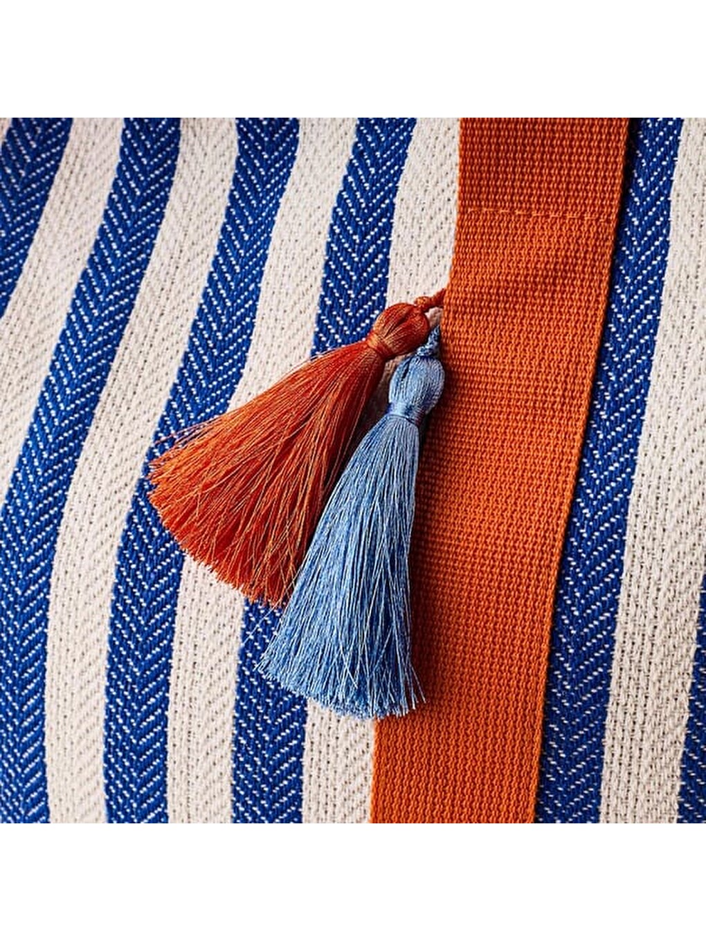 Soft Elow Çanta - Mavi - 48x35 cm-2
