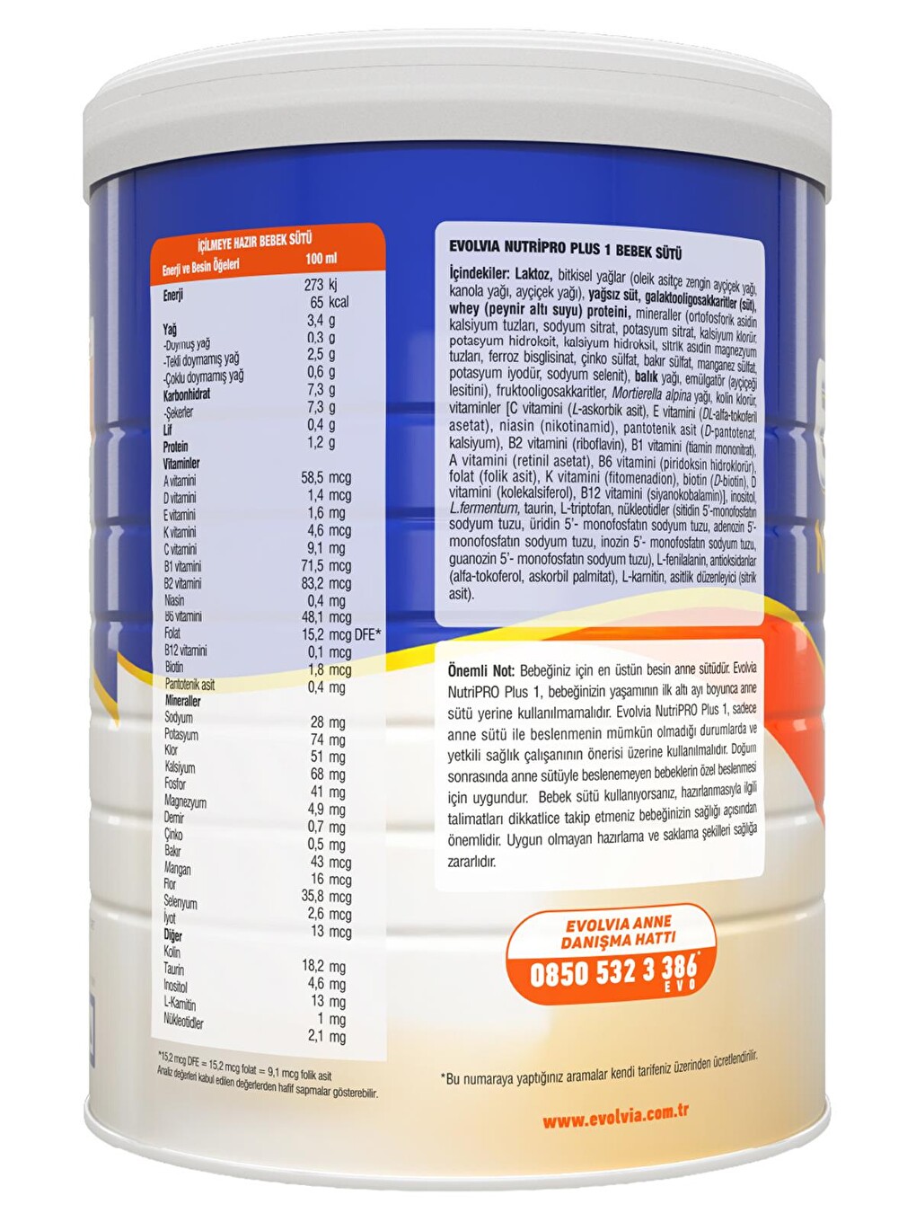 Nutripro Plus 1 - 1000 Gr - - Standart-1