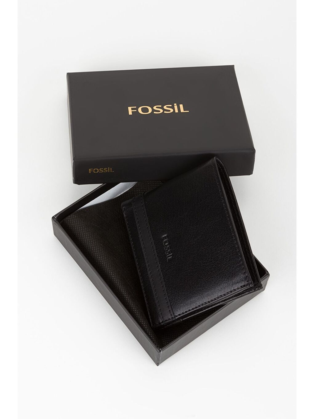 Siyah Kutulu Hakiki Deri Kahve Crazy Yatay Erkek Cüzdan El Portföyü-2