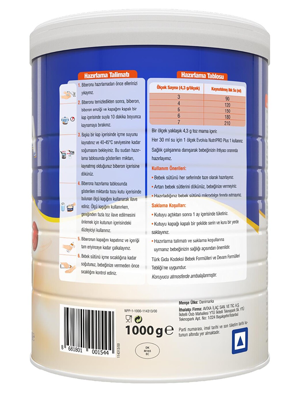 Nutripro Plus 1 - 1000 Gr - - Standart-2
