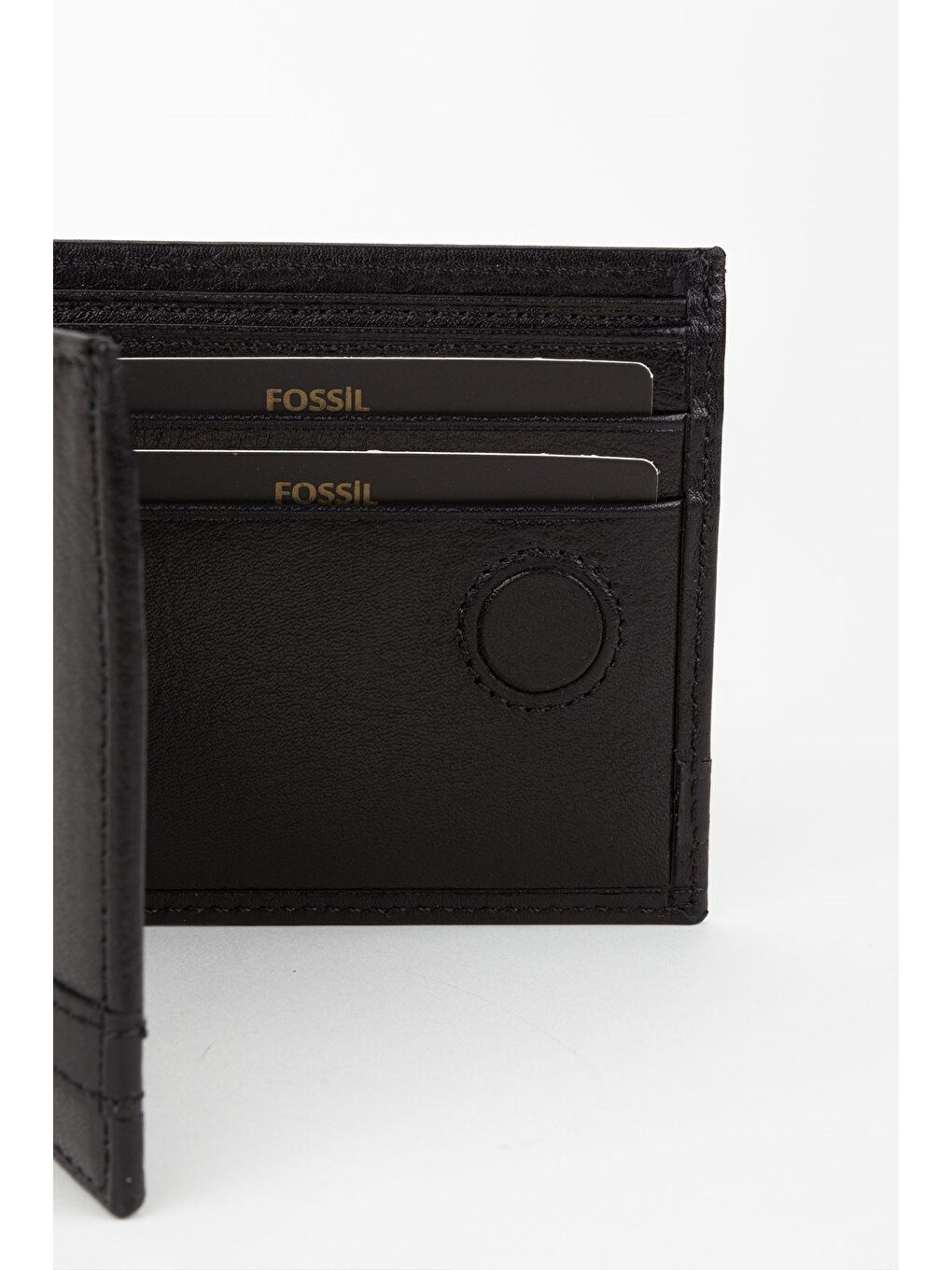 Siyah Kutulu Hakiki Deri Kahve Crazy Yatay Erkek Cüzdan El Portföyü-3