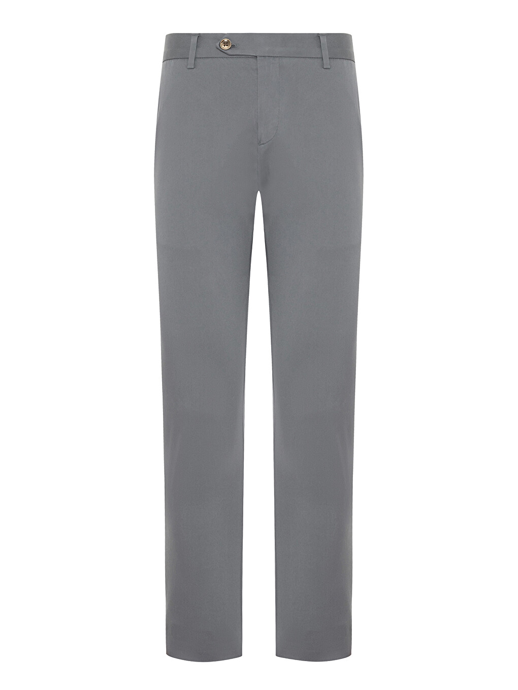 Summer Dokuma Liyosel Karışımlı Modern Fit Gri Erkek Düz Pantolon-2