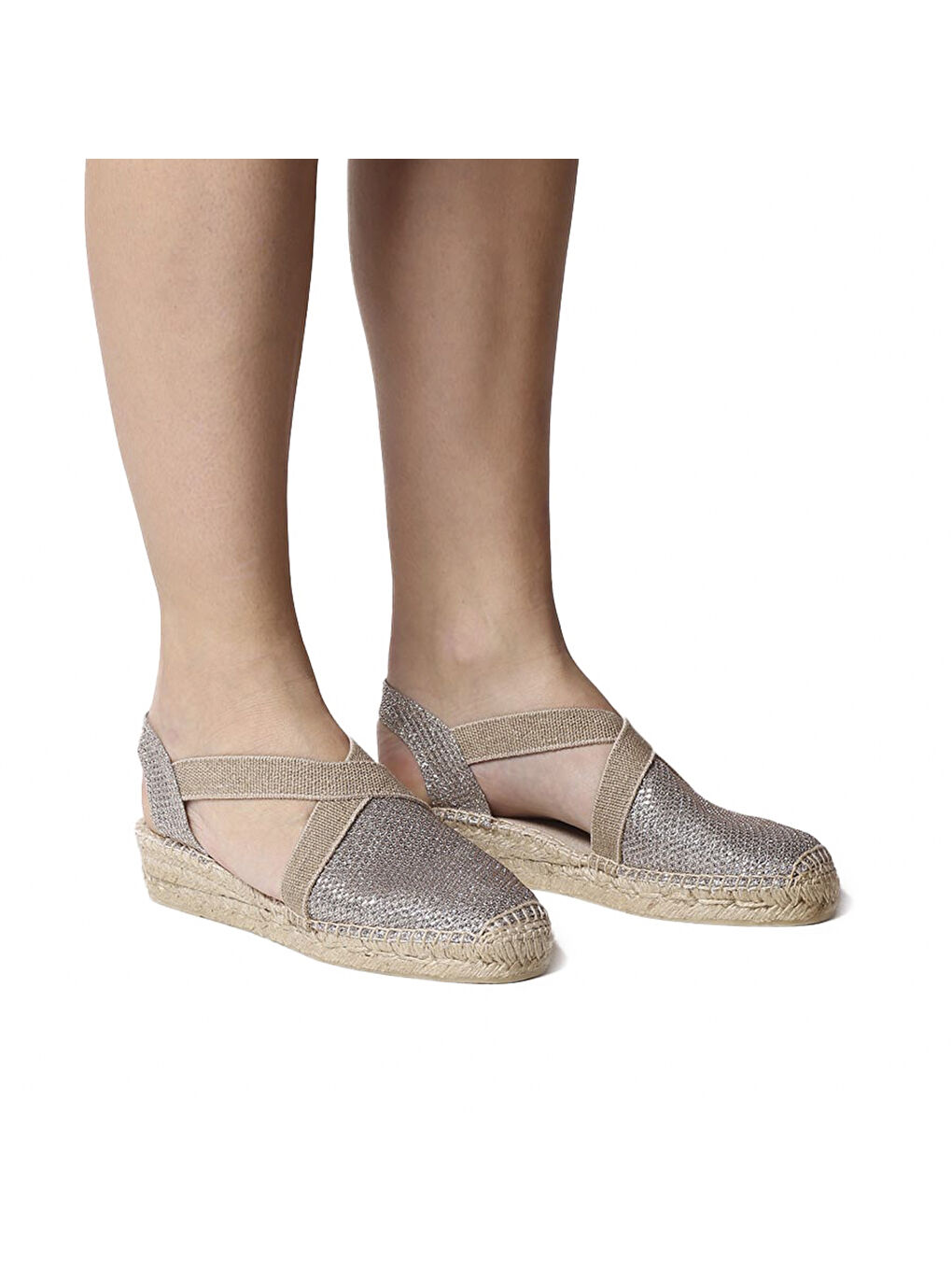 Bej Kadın Espadril Ayakkabı Velino Platinum-4