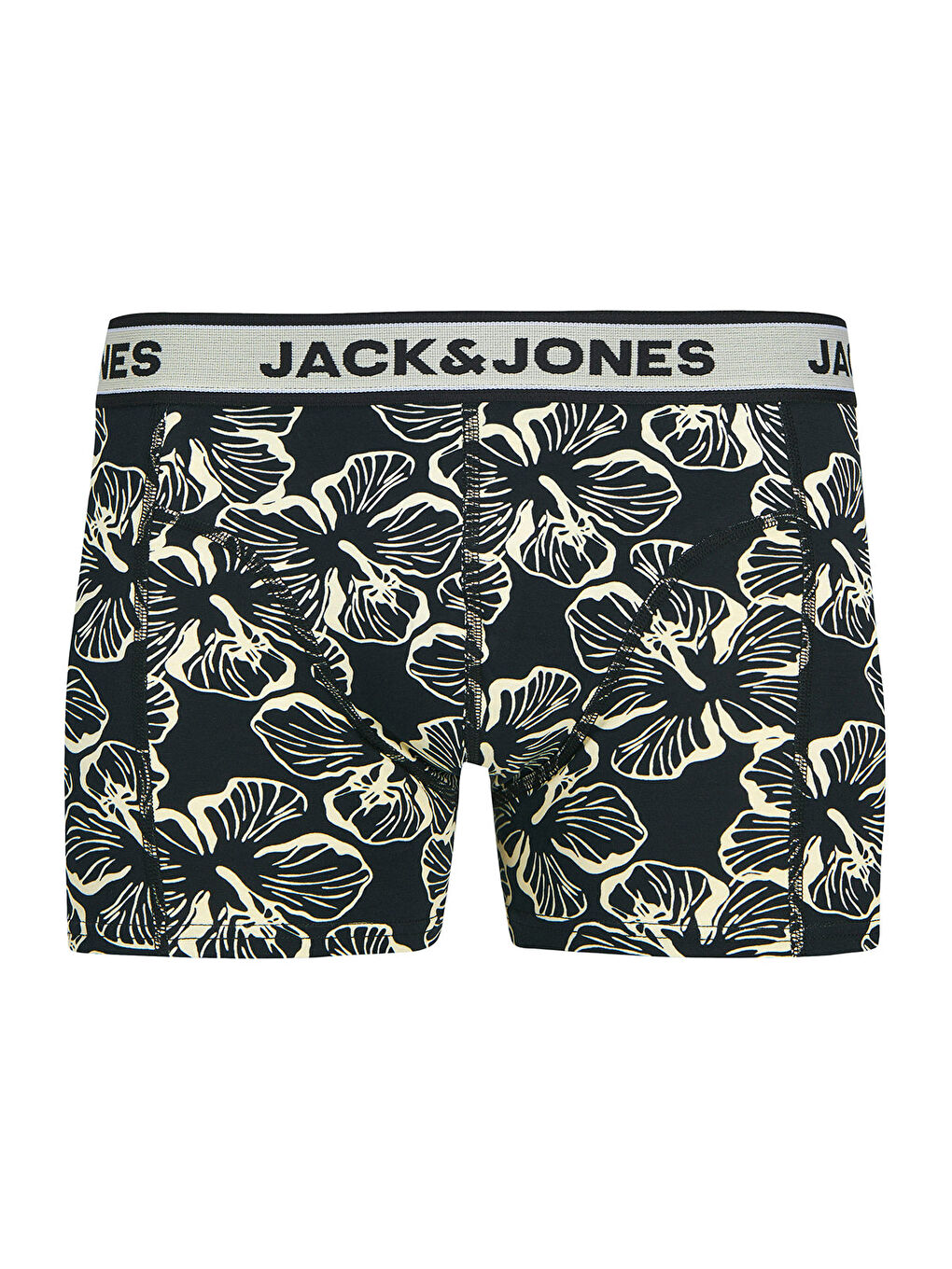 Liam Flower 3'lü Paket Erkek Siyah İç Çamaşır-3