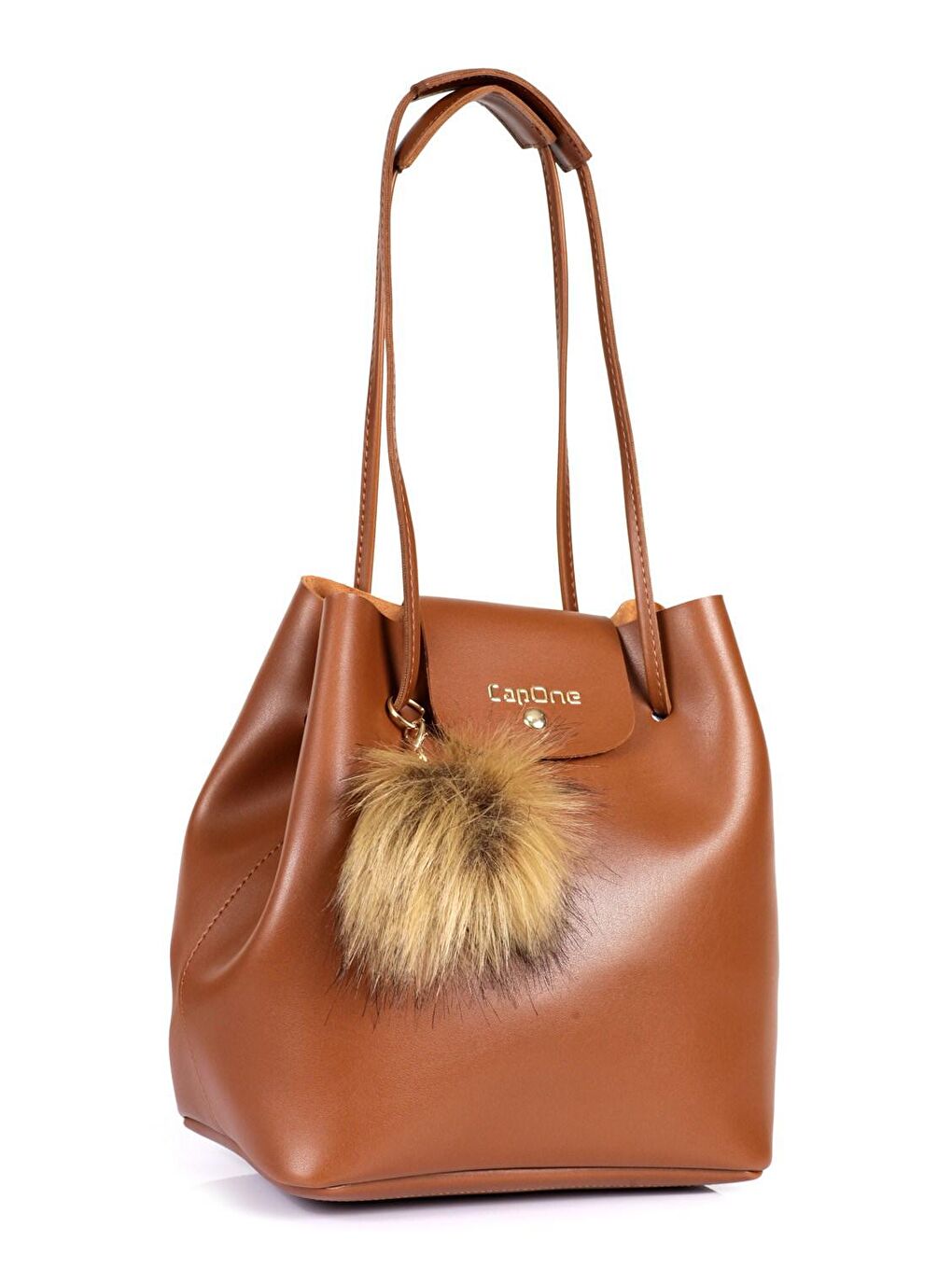 Kahverengi Padova Leather Kadın Omuz Çantası-1