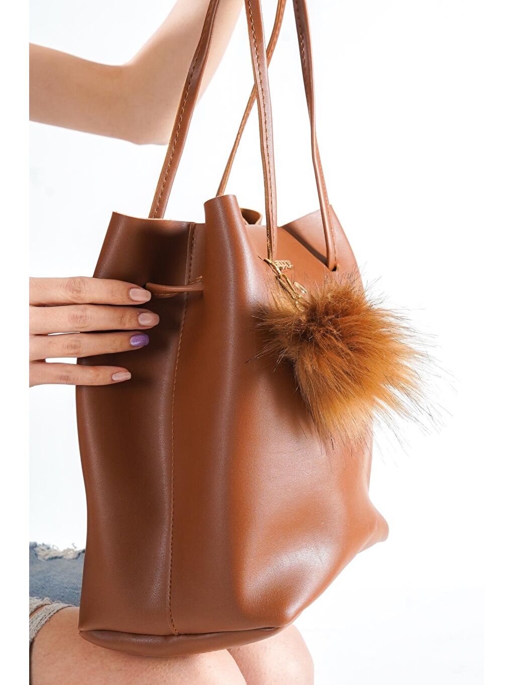 Kahverengi Padova Leather Kadın Omuz Çantası-3