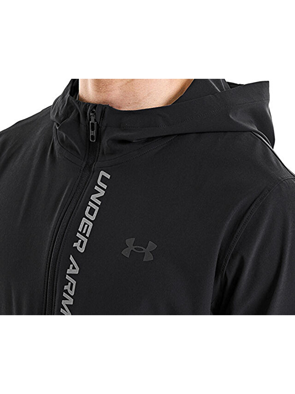 Ua Outrun The Storm Erkek Outdoor Ceketi 1376794-002 Siyah-4