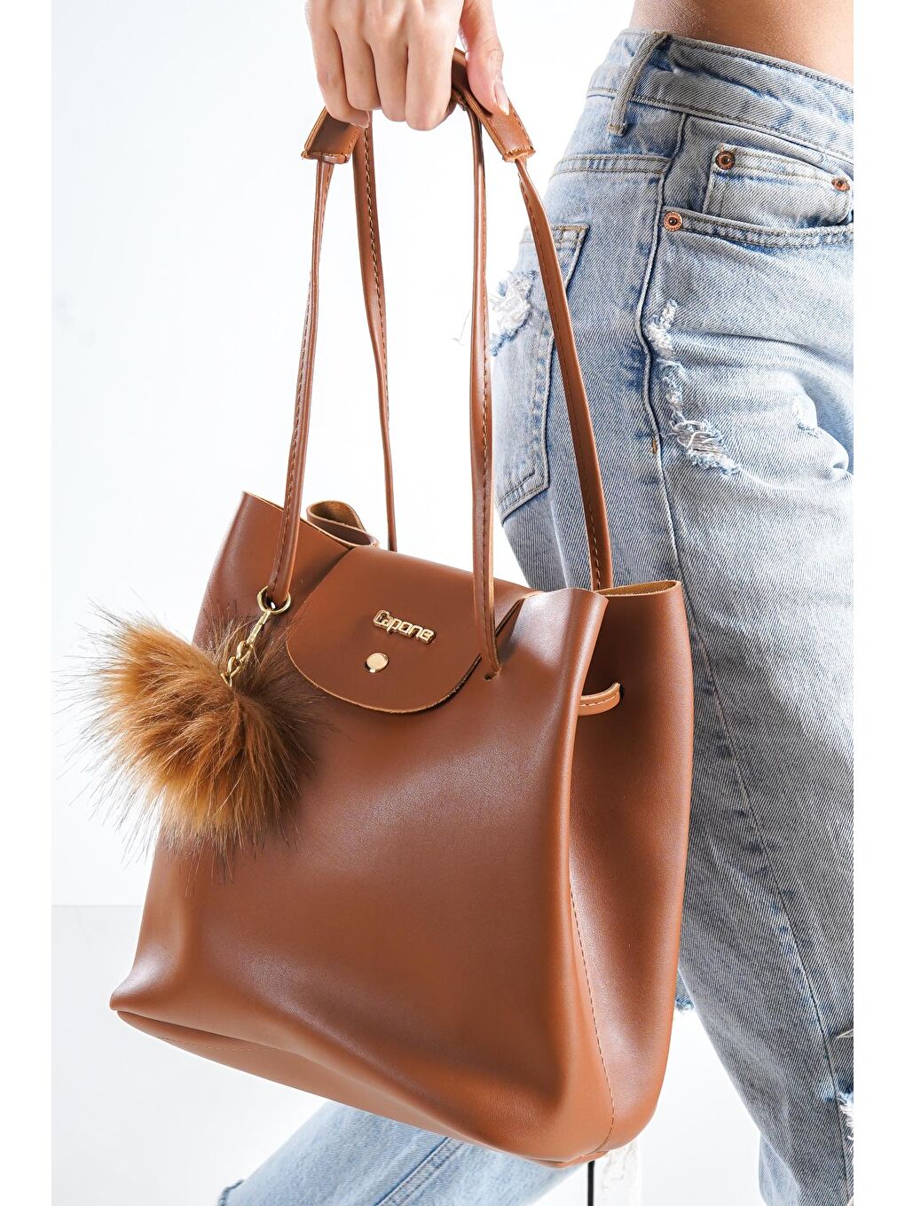 Kahverengi Padova Leather Kadın Omuz Çantası-4