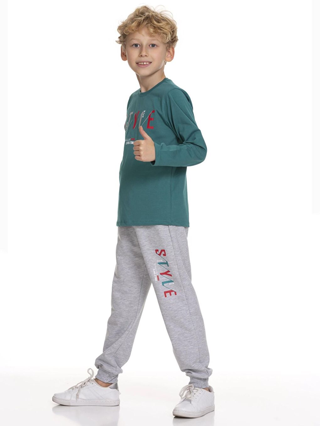 Yeşil Style Baskılı Takım 51410-1