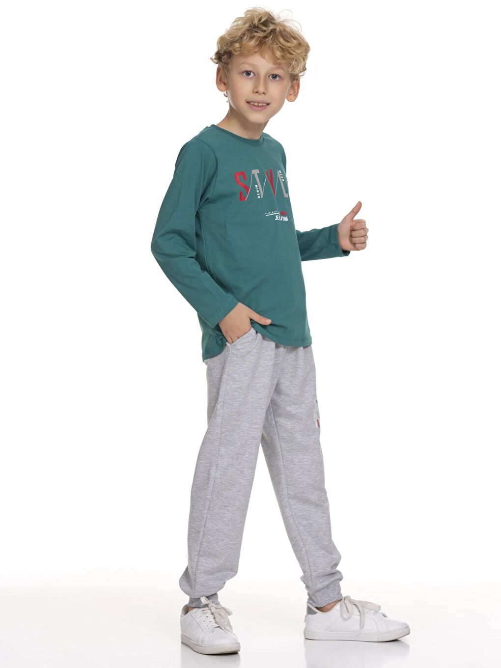 Yeşil Style Baskılı Takım 51410-2