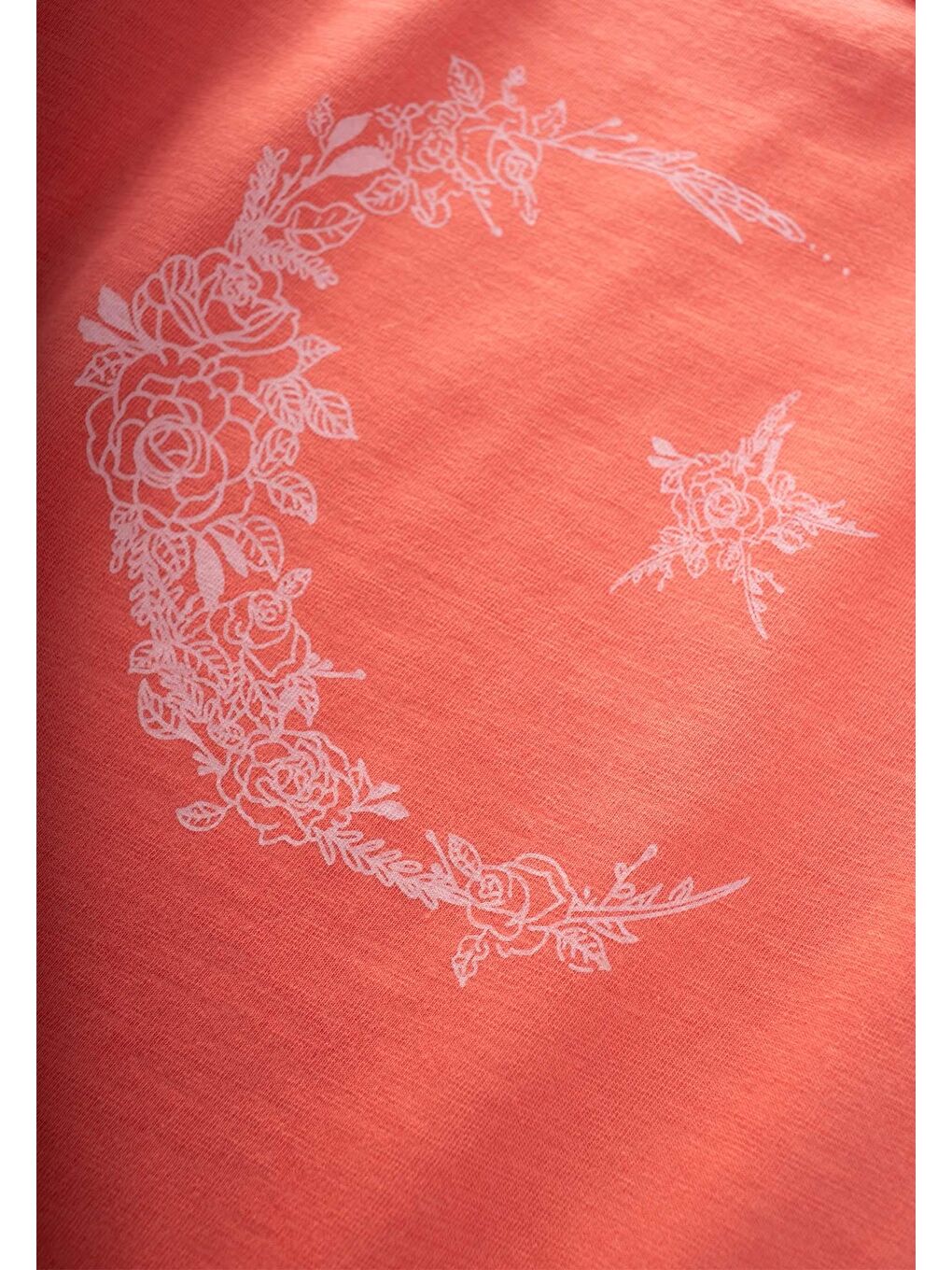 Mercan Kız Çocuk Baskılı Tişört-2