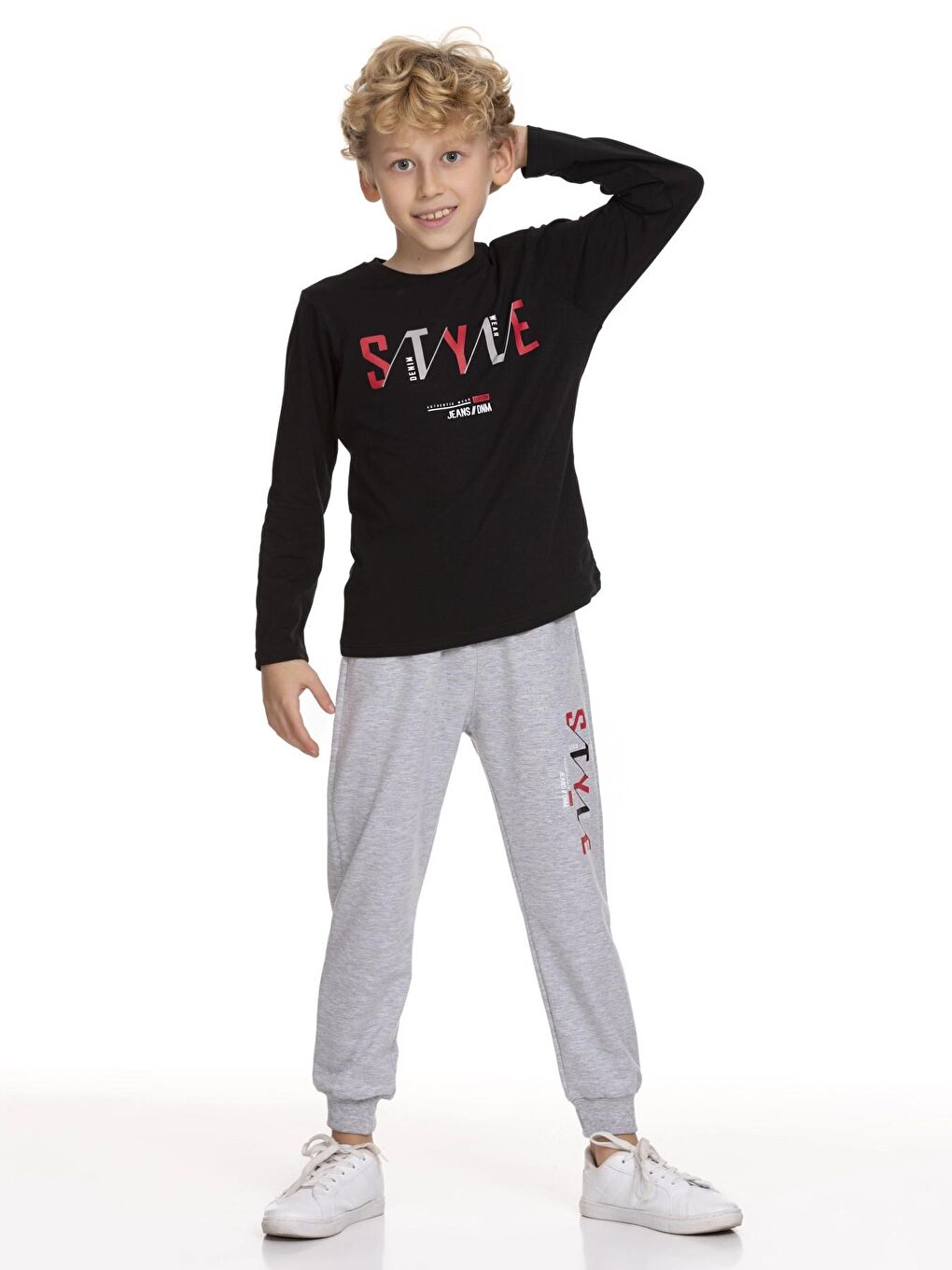 Siyah Style Baskılı Takım 51410