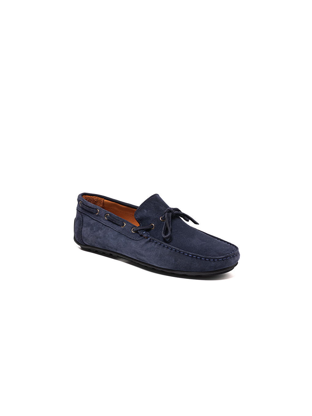 Lacivert Erkek Loafer OG-7810 Laci Süet-1
