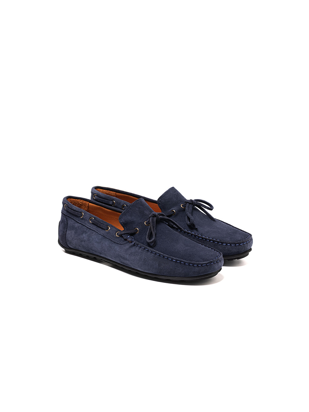 Lacivert Erkek Loafer OG-7810 Laci Süet-2