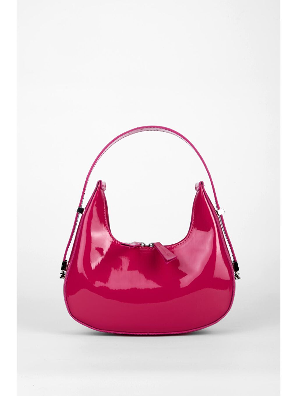 CherryBag Özel Askı Detaylı Kadın Kol Çanta Fuşya