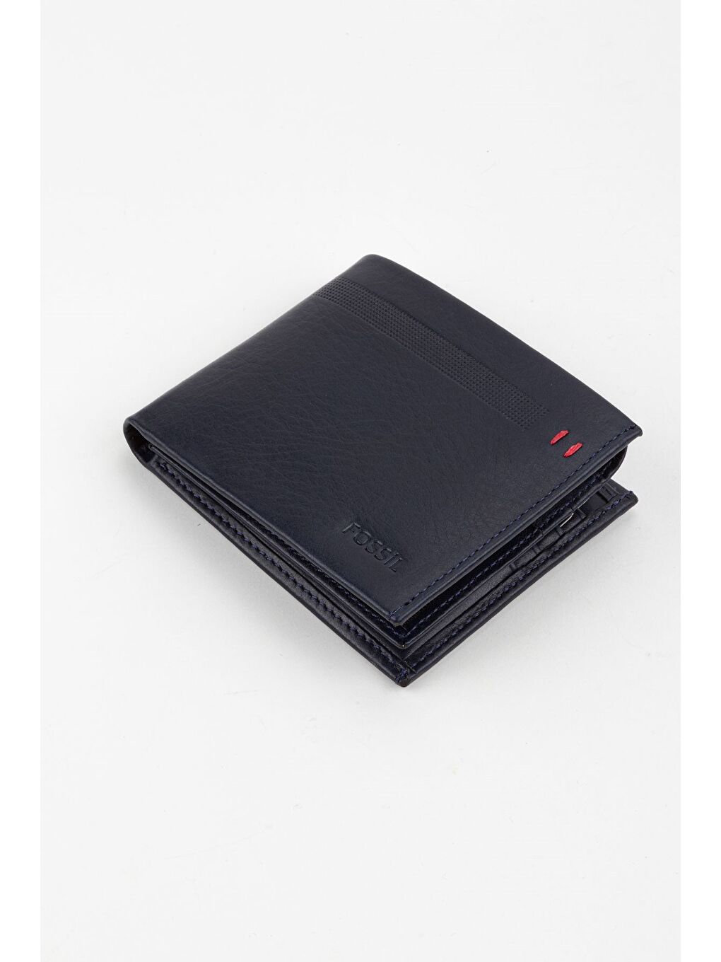 Lacivert Kutulu Hakiki Deri Taba Yatay Erkek El Portföyü Cüzdan