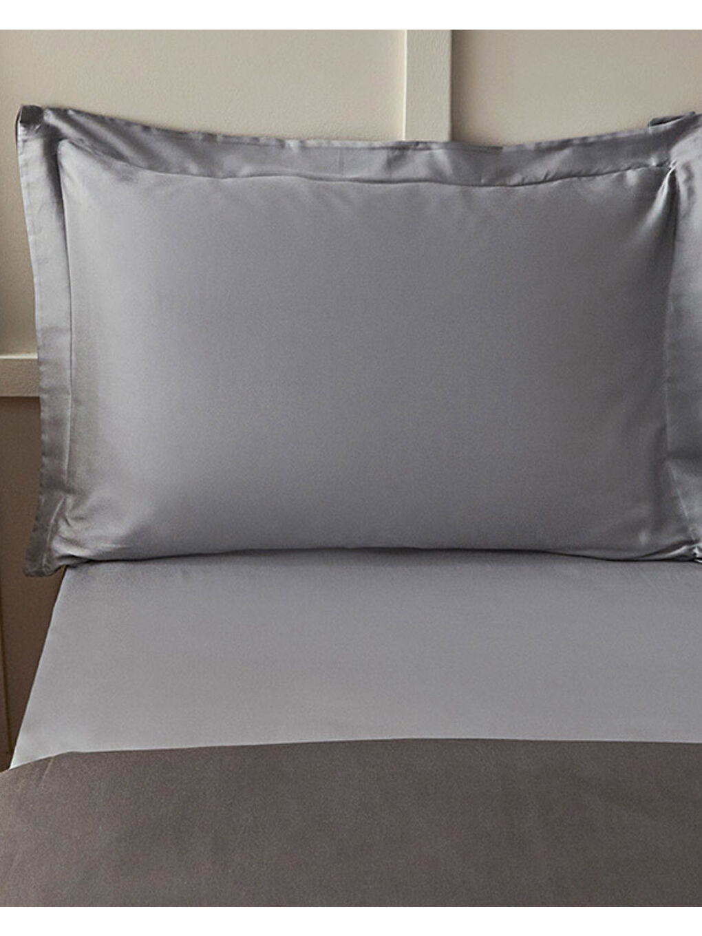 Glorious İpek King Size Nevresim Takımı Gri-2