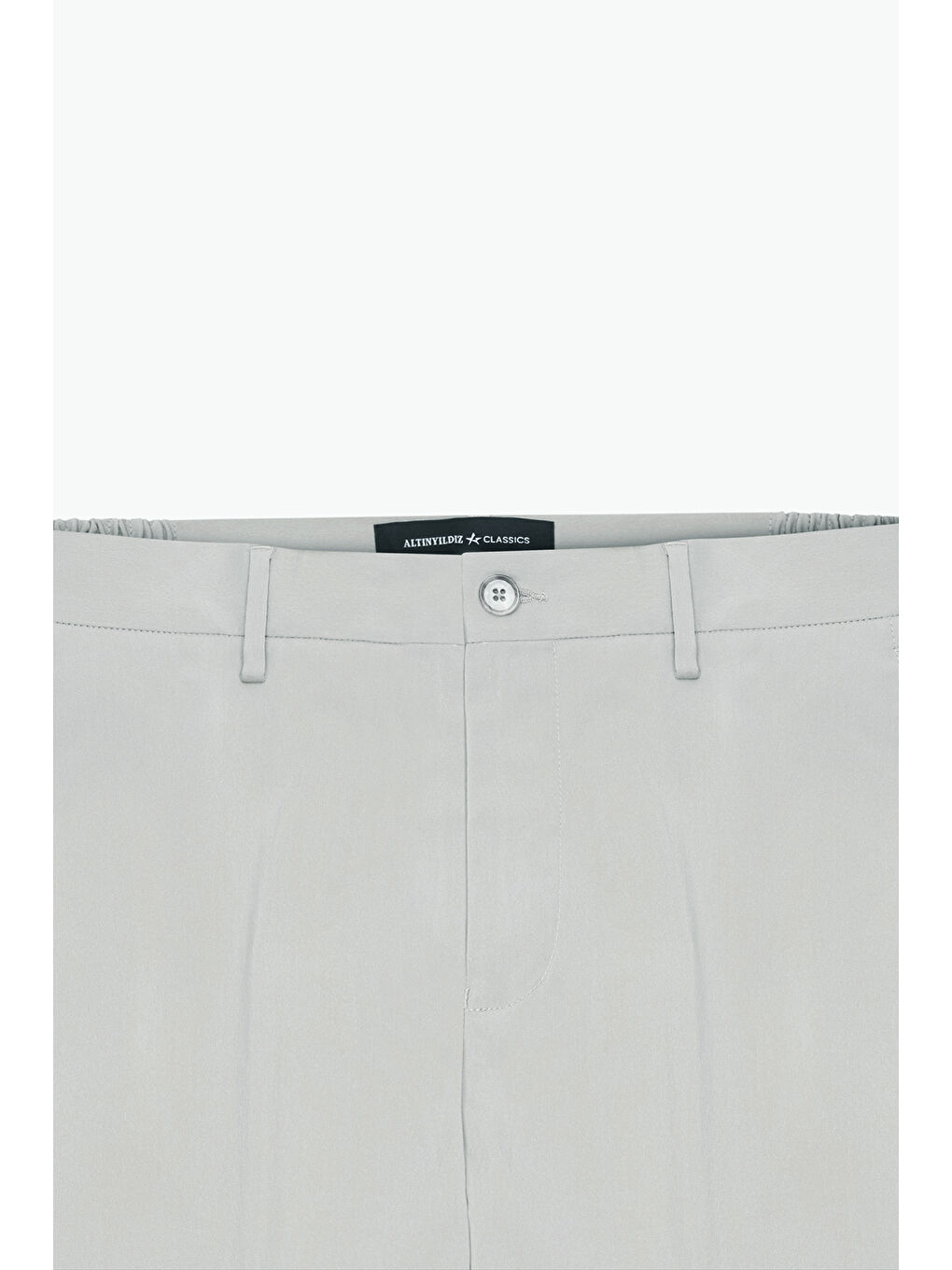 Bej Erkek Taş Slim Fit Dar Kesim Beli Lastikli Yan Cep Rahat Pantolon-7