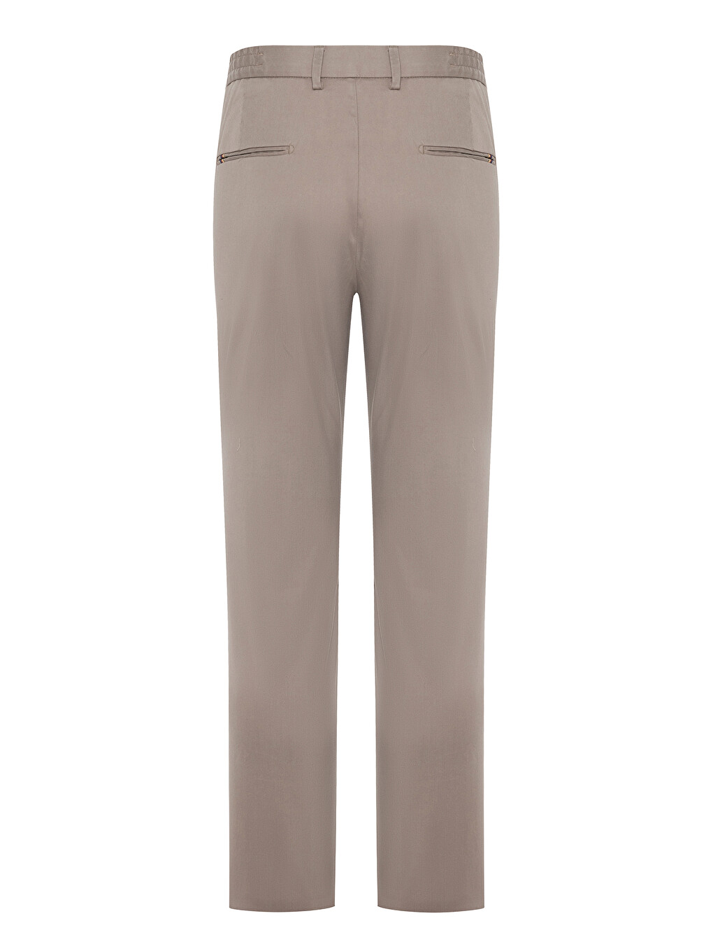 Bej Summer Dokuma Liyosel Karışımlı Modern Fit Vizon Erkek Düz Pantolon-3
