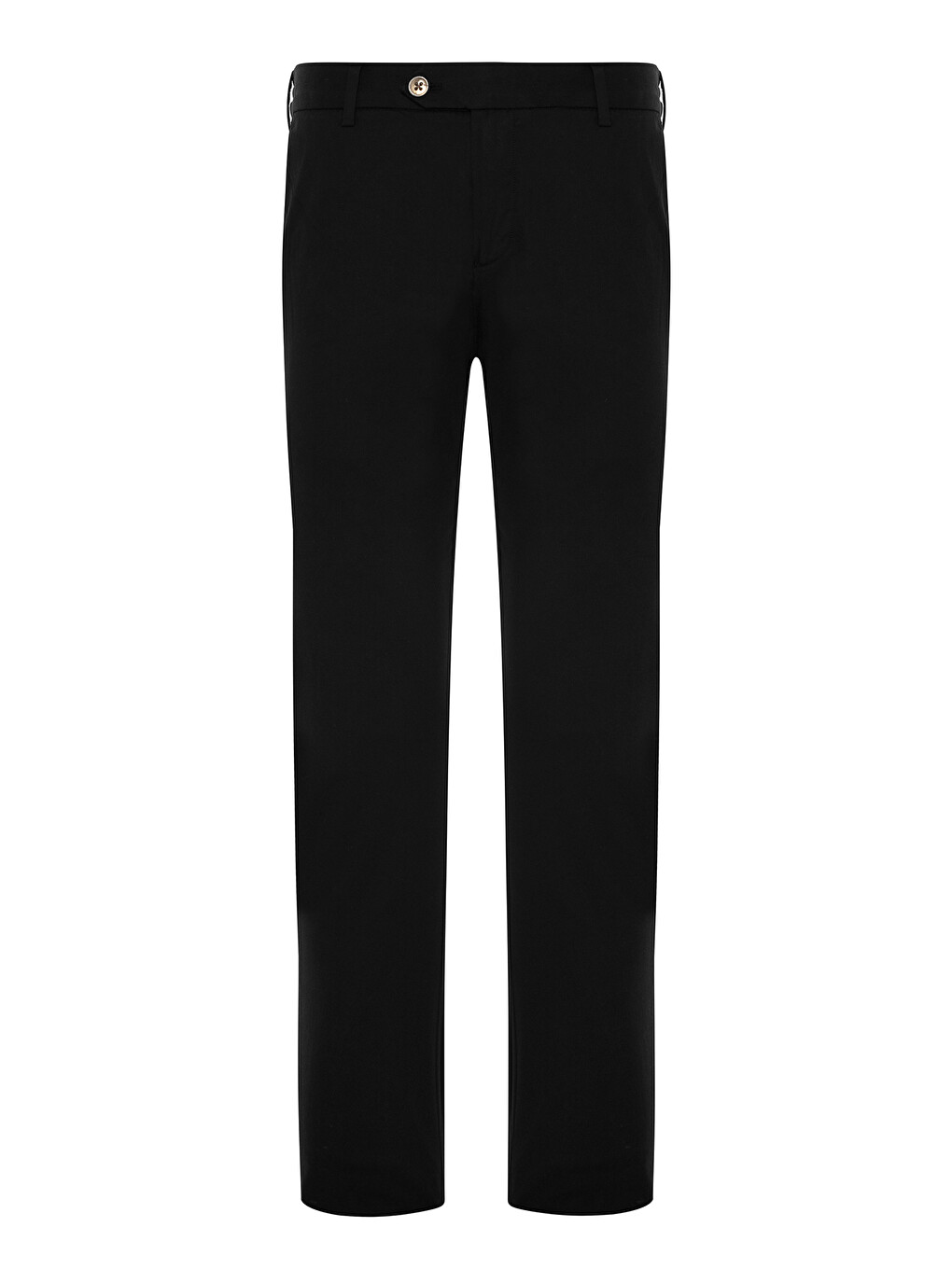 Summer Dokuma Liyosel Karışımlı Modern Fit Siyah Erkek Düz Pantolon-2