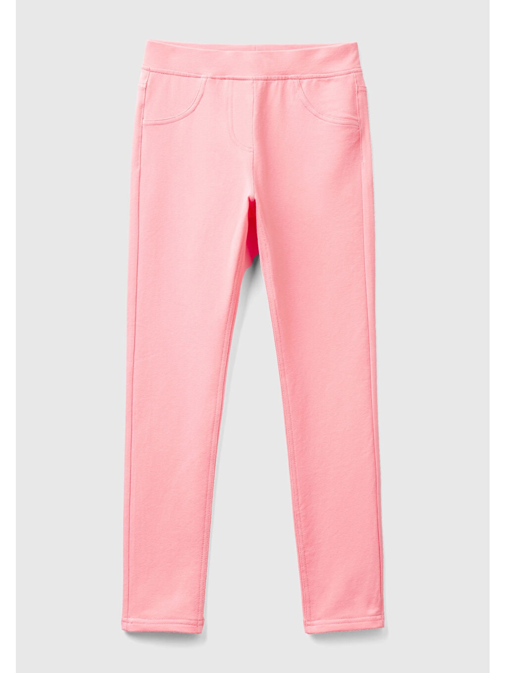 Kız Çocuk Pembe Ponte Jeggings Pantolon