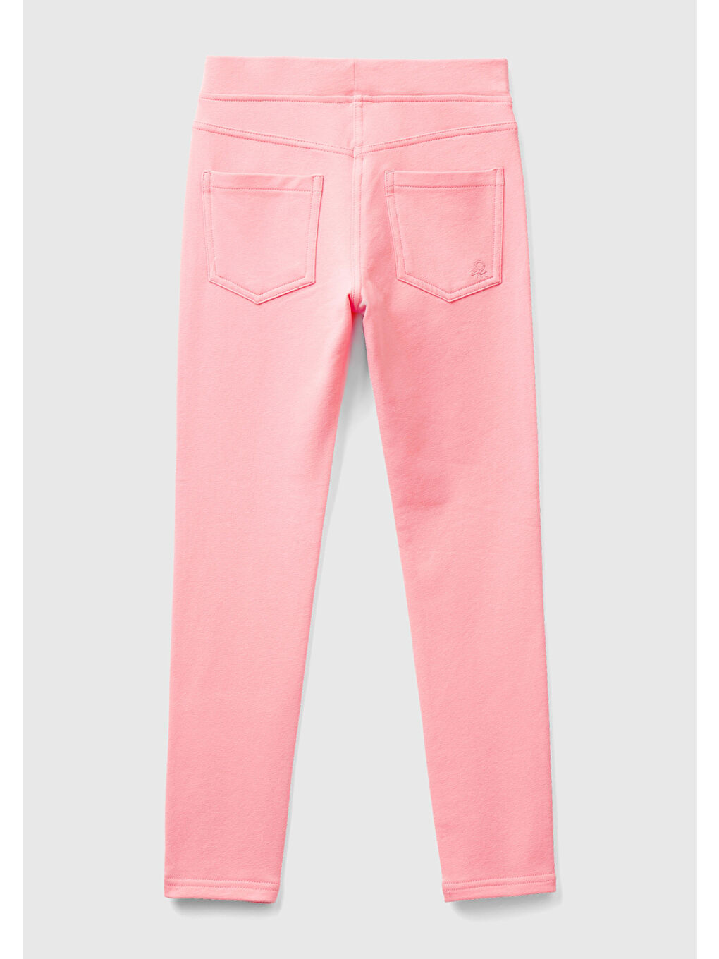 Kız Çocuk Pembe Ponte Jeggings Pantolon-1