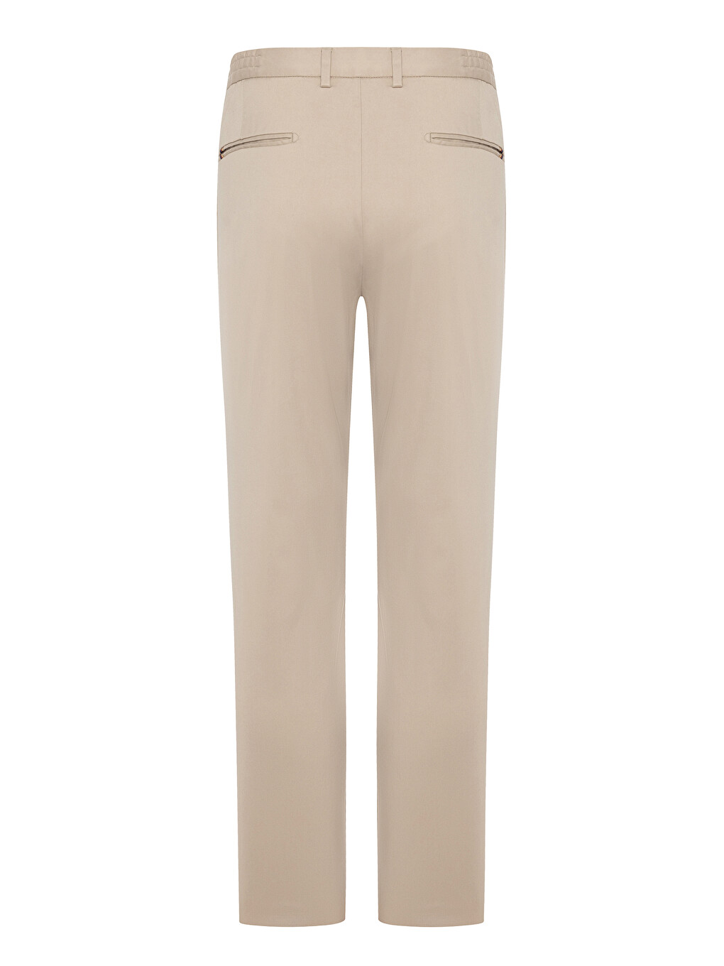 Summer Dokuma Liyosel Karışımlı Modern Fit Koyu Bej Erkek Düz Pantolon-3