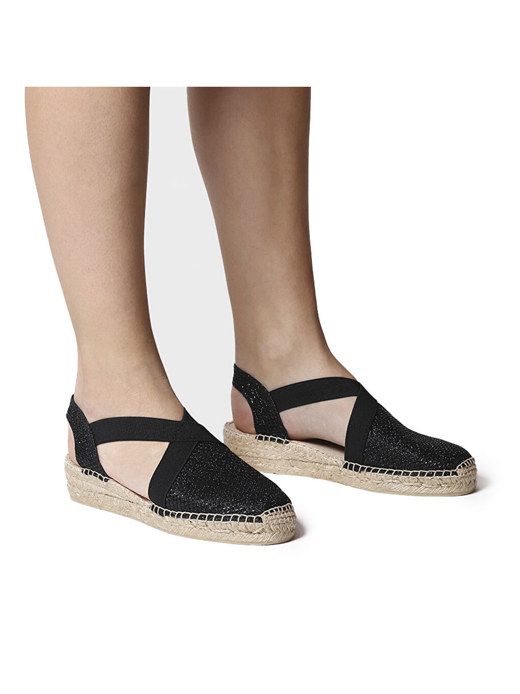 Siyah Kadın Espadril Ayakkabı Velino Black-3