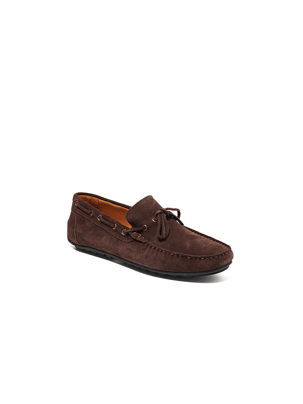 Kahverengi Erkek Loafer OG-7810 Kahve Süet-1