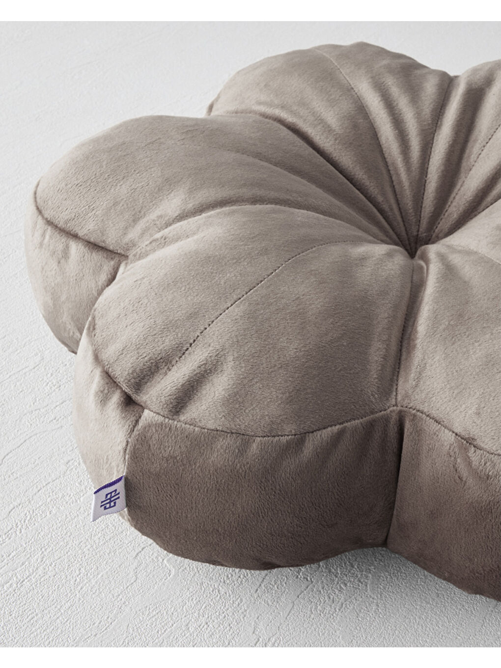 Bej Artistic Bloom Dekoratif Kırlent 40 cm Kahverengi-1