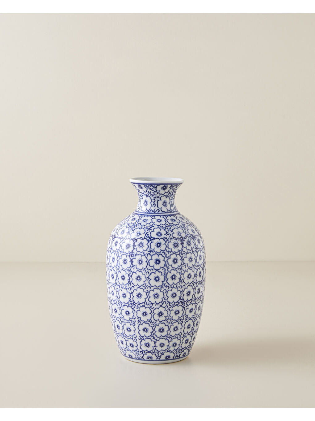 Vanessa Porselen Vazo 20,5 cm Mavi