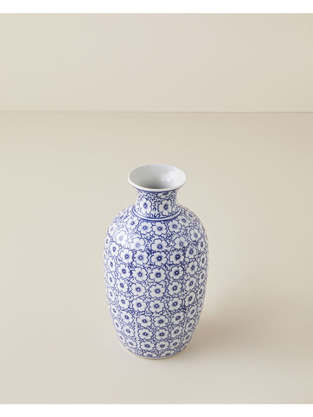 Vanessa Porselen Vazo 20,5 cm Mavi-1