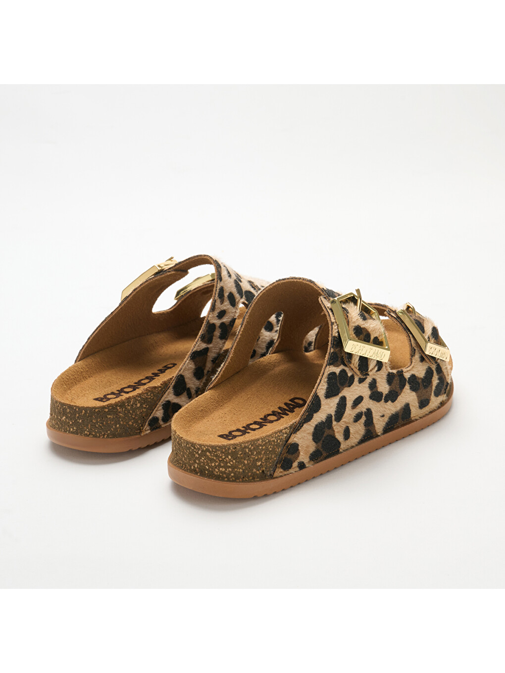 Karışık SAN12-LEO Santorini Kadın Terlik Leopar-3