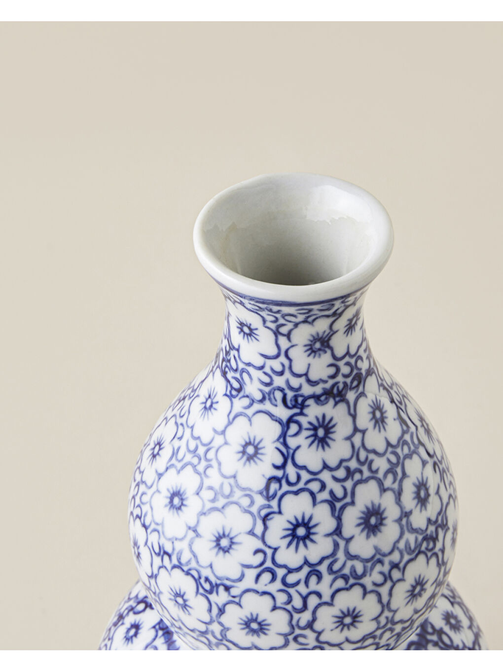 Vanecca Porselen Vazo 20,5 cm Mavi-2