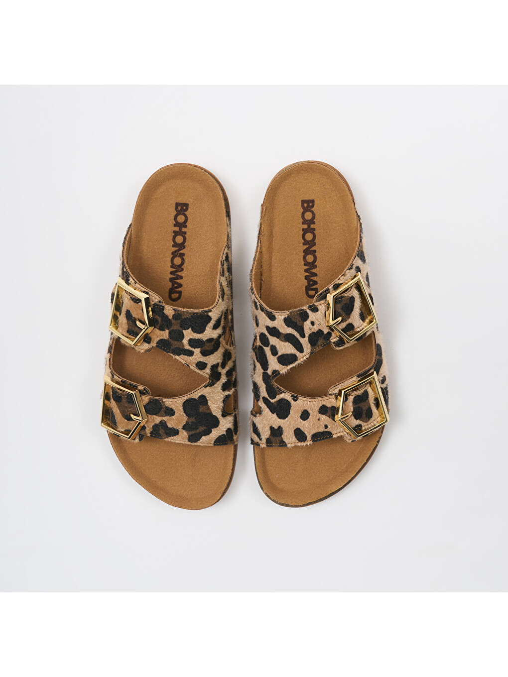 Karışık SAN12-LEO Santorini Kadın Terlik Leopar-4