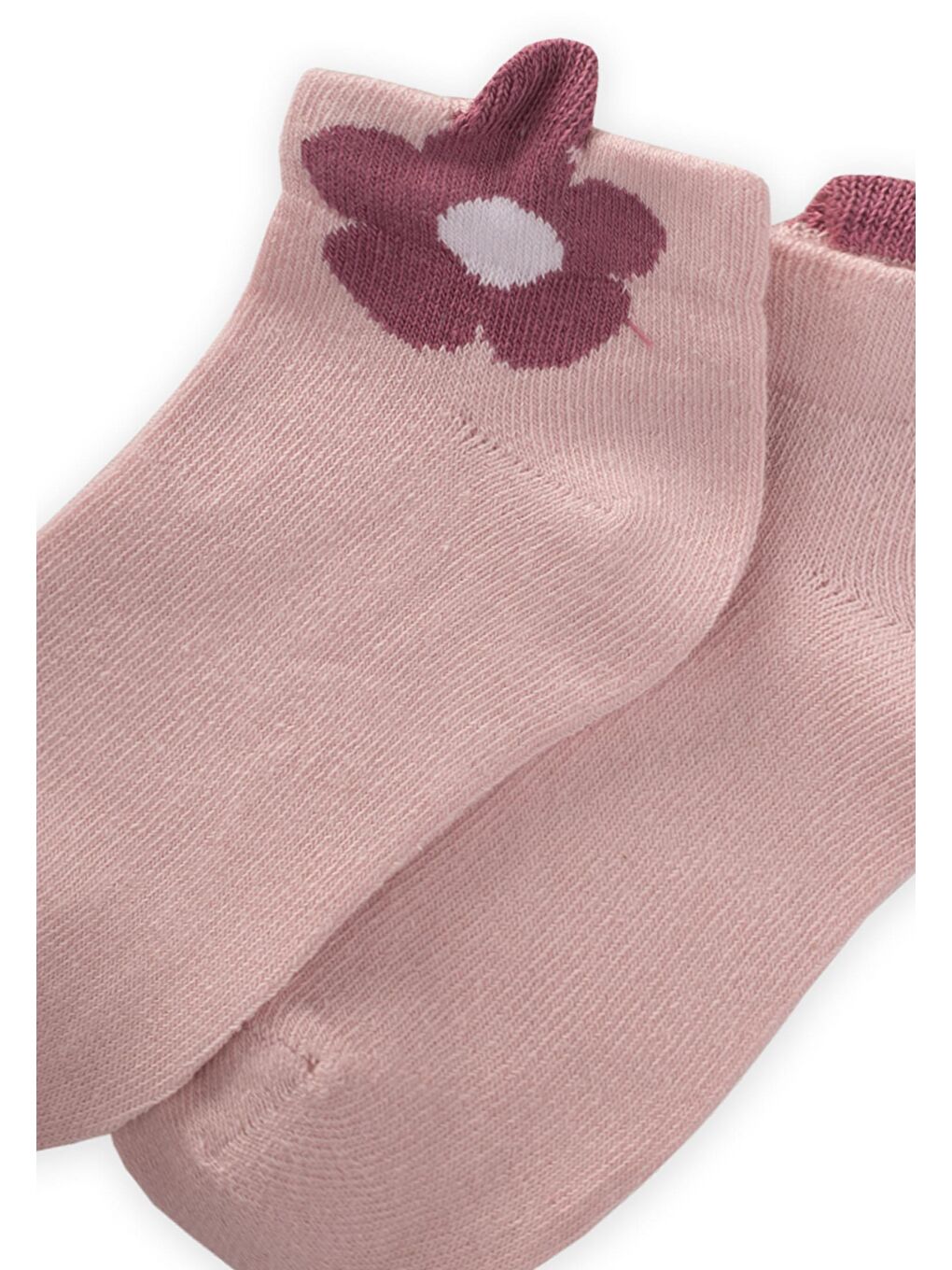 Pembe Kız Çocuk Patik Çorap-1